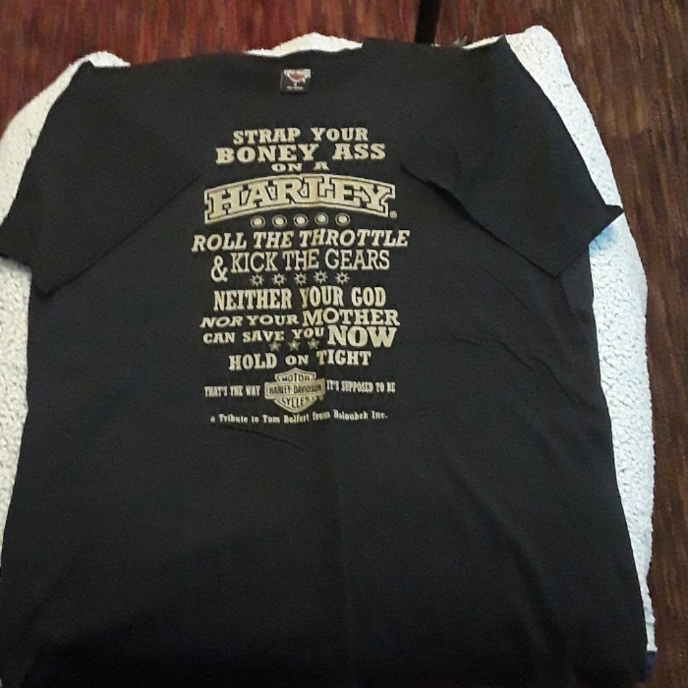 Harley Davidson black size xl tshirt